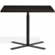 Boost Gas Lift Single Leg Table for Rectangular Tops